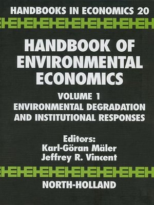 cover image of Handbook of Environmental Economics